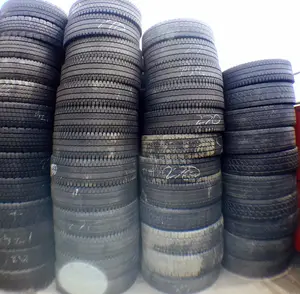 Toyo Yokohama Bridgestone Michelin 295/80R22.5 importação de pneus usados de caminhão pneu, pneu de tripas para recapeamento, recauchutagem Japão