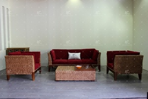 Juego de sofá de jacinto de agua de lujo para muebles de interior - Product Image 3