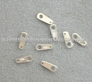 Etiquetas personalizadas de joyería de plata esterlina de 4mm al por mayor hallazgos de joyería fina de alta calidad - Product Image 2