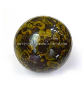 Wholesale Picasso Jasper Ball <b>Spheres</b> Natural <b>Crystal</b> Crafts for Chakra Reiki Rocks Minerals Feng Shui Gemstone Rocks - Product Image 1