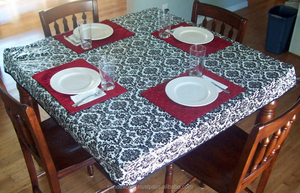 Ropa de mesa de hotel Ropa de mesa ecológica de poliéster con estampado en forma redonda a un precio asequible para venta al por mayor en la India - Product Image 5