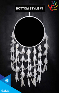 Attrape-rêves en crochet blanc Top Model, décoration murale pour la maison, attrape-rêves, décorations faites à la main de la meilleure qualité - Product Image 4