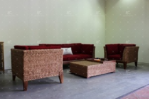 Juego de sofá de jacinto de agua de lujo para muebles de interior - Product Image 5