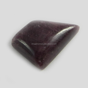 Lot de pierres précieuses fantaisie couleur rubis, Cabochon naturel et ample, 20x15mm, 4.40 gms - Product Image 4