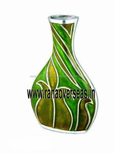 Venta caliente de maceta moderna decorativa de aluminio en tono verde para centros de mesa de oficina Hotel - Product Image 3