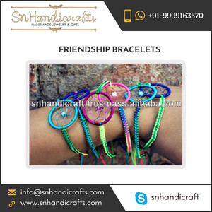 Neon Dream Catcher Macrame Bracelet - Product Image 1
