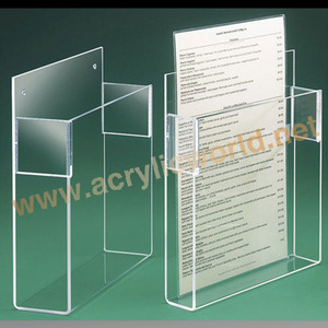 Tùy chỉnh Acrylic sigh chủ Brochure hiển thị đứng chủ Poster đứng/tập tin menu giá Brochure hiển thị giá - Product Image 3