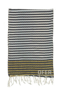 Serviette de hammam Cappadoce, Peshtemal Fouta turque vente en gros coton de bambou, sarong, serviette de plage tendance - Product Image 4