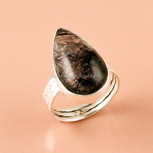 แหวนเงินสเตอร์ลิง925อัญมณีธรรมชาติโบราณแบบคลาสสิกเครื่องประดับที่ดีการตั้งค่าหนามเตยงานแต่งงานเครื่องประดับที่ดีที่เชื่อถือได้ - Product Image 1