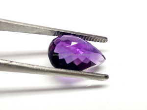 Piedra Preciosa Suelta de Amatista Natural, Corte Pera, Amatista Africana Morada en Forma de Lágrima para la Fabricación de Joyas a Precio de Mayoreo, de 5 mm a 15 mm - Product Image 4