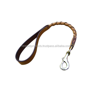ชุดสายจูงและปลอกคอสุนัขหนัง PU คุณภาพพรีเมียม พร้อมอุปกรณ์ทองเหลือง ปลดเร็ว นุ่ม ขนาดเล็ก สำหรับสุนัข - Product Image 3