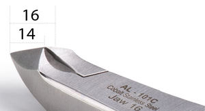 Alicates NGHIA Marca OMI AL-101C de Acero Inoxidable Cromado con Corte Completo para Uñas, Set de Manicura - Product Image 3