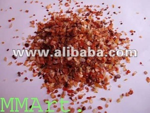 Chips de mármol rojo sangre de pollo Natural adoquines guijarros mezcla de piedra dura gravas agregadas para fines decorativos tradicionales - Product Image 3