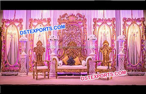 Wedding Bollywood Stage <b>Backdrop</b> Latest Design Wedding <b>Backdrop</b> Panels Modern Style Wedding Self <b>Standing</b> Panels - Product Image 4