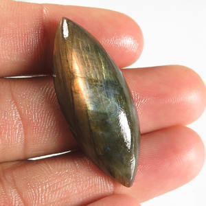 Labradorite naturelle Cabochon de granit Madagascar mélange forme vernis à main de qualité supérieure Labradorit naturel Lot pour la fabrication de bijoux - Product Image 4