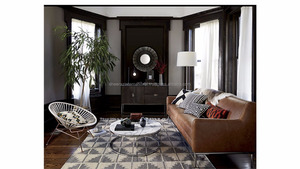 Modern Stainless Steel Frame Coffee <b>Table</b> with <b>White</b> Marble Top Home Centerpiece Living Room Bedroom Less Polished Accent <b>Table</b> - Product Image 5