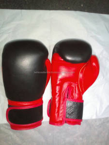 Guantes de Boxeo de Cuero Hechos a Medida, Logotipo Personalizado, Transpirables, Ligeros, Cierre de Gancho y Bucle, Guantes de Entrenamiento Profesional Sialkot - Product Image 2