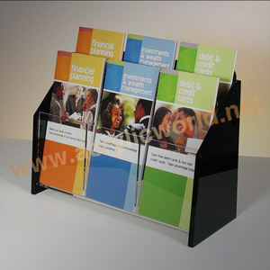 Porte-brochures mural en acrylique transparent, porte-brochures en acrylique personnalisé - Product Image 6