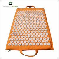 Matelas de massage par acupression pour le soulagement du stress, tapis Shakti, options multicolores, logo personnalisé pour l'application corporelle, yoga à domicile