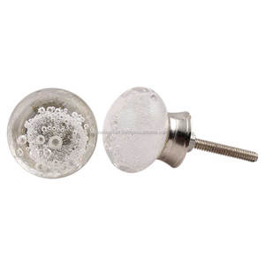 Tiradores de cajón de burbuja de vidrio transparente, tiradores de vestidor, puerta de armario, cocina, GBK-3 de 3,81 cm, venta al por mayor - Product Image 2