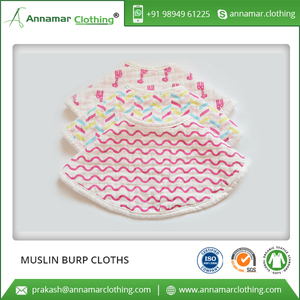 100% Cotton Super Soft Muslin Baby Burp Cloths for Bulk Purchase - Product Image 6