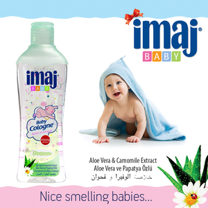 IMAJ 200ml Eau De Cologne pour Bébés Collection de Rêves avec Aloe Vera et Extraits de Camomille Bouteille en Plastique de Grande Taille - Product Image 5