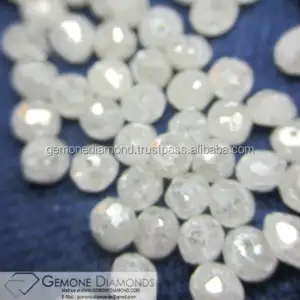 Cuentas de diamantes facetados blancos sueltos naturales de 2 a 3mm de tamaño de la India Precio de diamantes sueltos por quilate - Product Image 2
