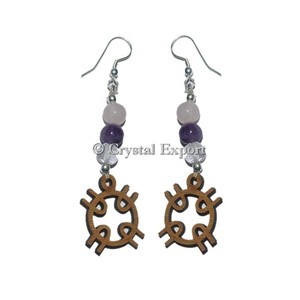 Classic Agate Oval Cabochon Drop <b>Earrings</b> for Women-Engagement Gift - Product Image 6