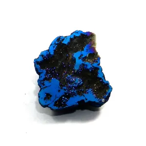 Природный драгоценный камень Aura Druzy 58 Gms 68x54 мм для ювелирных изделий SI0575