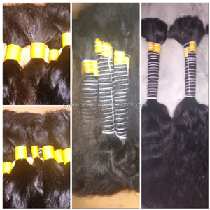 Un donneur Remy en vrac cheveux humains meilleure texture lisse cheveux indiens divers styles, y compris vague Afro Curl lâche profonde brut indien - Product Image 5