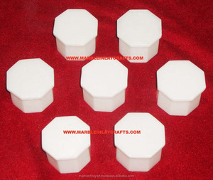 Octagonal Marble Decorative Box - Product Image 1