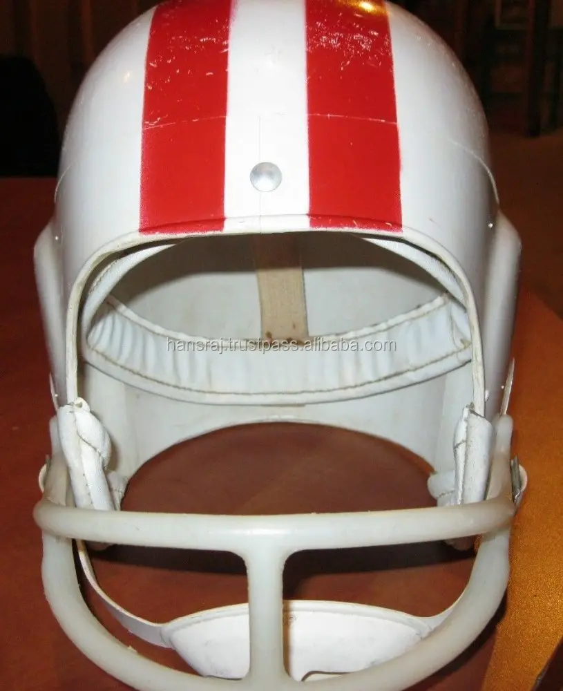 Capacete retrô vintage-futebol americano