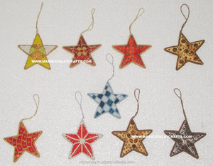 Bulk Embroidery Christmas <b>Tree</b> Hanging Ornaments - Product Image 1