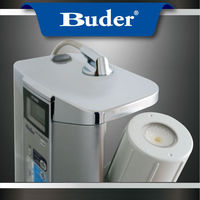 Filtre ioniseur d'eau alcaline domestique manuel Buder TC-801 fabriqué au Japon avec boîtier en plastique à membrane à fibres creuses à changement rapide