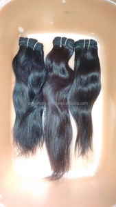 Cheveux indiens naturels non traités, 100% Cheveux indiens, texture ondulé, doux et lisse, meilleur produit - Product Image 4