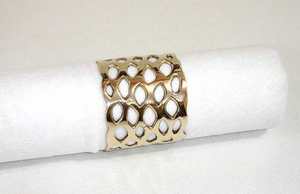 Fabricant et fournisseur indien d'anneaux porte-serviettes en laiton plaqué argent, écologiques, ronds et décoratifs pour la table. - Product Image 6