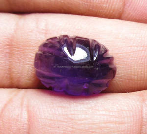 Piedra preciosa suelta de amatista Natural Certificada, forma de talla ovalada púrpura con corte facetado semiprecioso para la fabricación de joyas de todos los tamaños - Product Image 1
