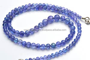 Natural Tanzanite Loose Beads 8mm Round Plain Tz Strand <b>Blue</b> <b>Crystal</b> Gemstone Certified <b>Bracelet</b> 4mm 6mm 10mm 3mm Sizes - Product Image 3