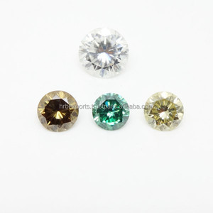 Moissanita de Color Verde, Amarillo/Marrón/Chocolate, Moissanita Azul. - Product Image 4