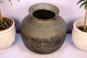 Pot de fleurs en laiton brun fait à la main Pots de fleurs meilleure vente jardinière de fleurs intérieur extérieur AMP-221 - Product Image 3