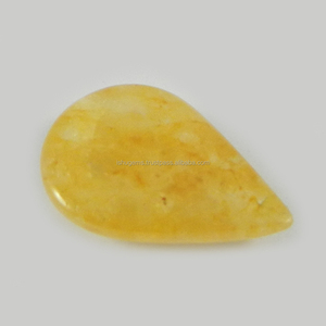 Cabujón de Aventurina Amarilla Natural en Forma de Pera, 24x11mm, Gema Suelta de 3.70g para Joyería, Ishu Gems - Product Image 4