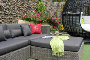 Conjunto de sofá de mimbre polivinílico para jardín, oferta especial ATC - Product Image 4