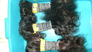 2026 Cheveux bruts en vrac. Bons commentaires Remy Wave Texture Cheveux humains en vrac d'Inde. Bonnes tailles et bonne couleur Meilleurs cheveux humains en vrac. - Product Image 5