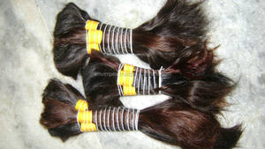 Cutícula alainged cabello humano Remy 100% cabello humano liso a granel indio Virgen sin procesar de La India - Product Image 2