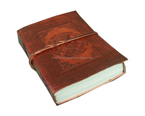 <span class=keywords><strong>Handmade</strong></span> dập nổi Celtic Mandala Chakra ràng buộc chính hãng Da Nhật Ký grimoire cuốn sách của bóng Lưu ý cuốn Sách Cá Nhân Nhật ký quà tặng tốt nhất - Product Image 2