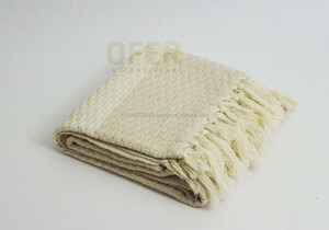 Couverture en coton turc, couverture polaire Sherpa lourde d'excellente qualité, vente en gros de luxe solide de haute qualité