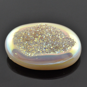 
 
 
 Piedras Preciosas de Ágata Natural con Recubrimiento de Drusa Sueltas al por Mayor para la Fabricación de Joyas - Forma de Ventana de Perla Dorada, Todos los Colores, Fabricación en India - Product Image 6