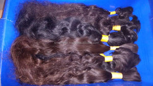 มัดผมชาวอินเดียสองชั้นแบบไม่ผ่านกระบวนการผมคนแท้เกรด12A 100% - Product Image 3