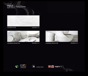 กระเบื้องเซรามิกเคลือบเงาขนาด 25x75 ซม. กระเบื้องอิฐทนไฟแบบเรียบง่ายจากอินเดีย สำหรับห้องน้ำและห้องครัว ผนังและพื้น ใช้ภายนอกอาคาร - Product Image 3