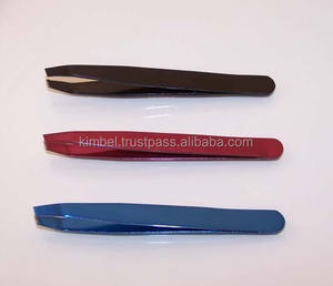 Emballage personnalisé de haute qualité en acier inoxydable pince à épiler à pointe droite pointue Fourniture de beauté - Product Image 2